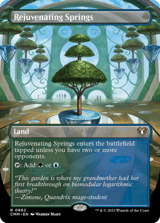 Rejuvenating Springs (Borderless Foil) - Commander Masters (CMM)