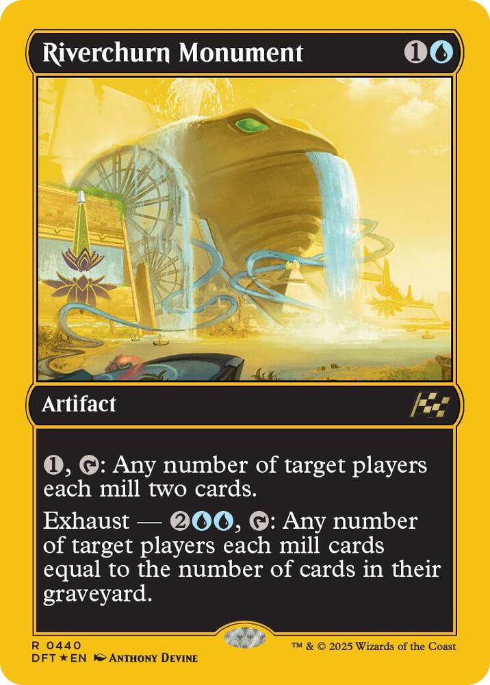 Riverchurn Monument (First-Place Foil) - Aetherdrift (DFT)