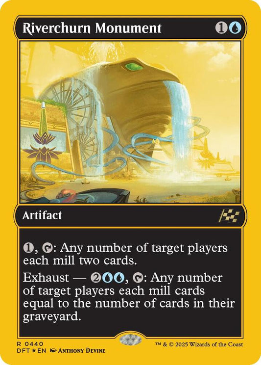 Riverchurn Monument (First-Place Foil) - Aetherdrift (DFT)