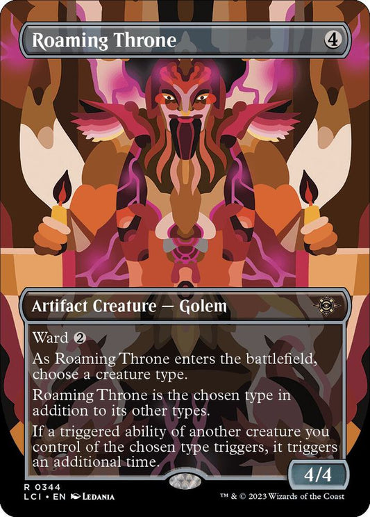 Roaming Throne (Borderless Foil) - The Lost Caverns of Ixalan (LCI)