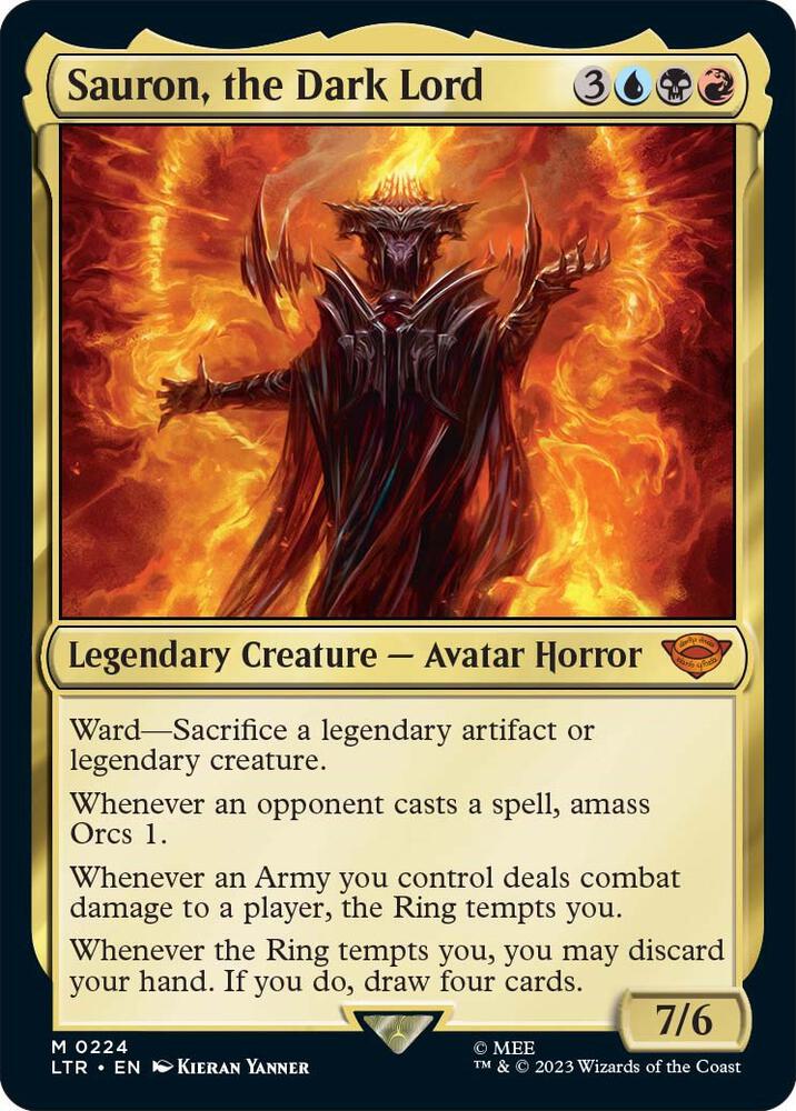 Sauron, the Dark Lord - Universes Beyond: The Lord of the Rings: Tales of Middle-earth (LTR)
