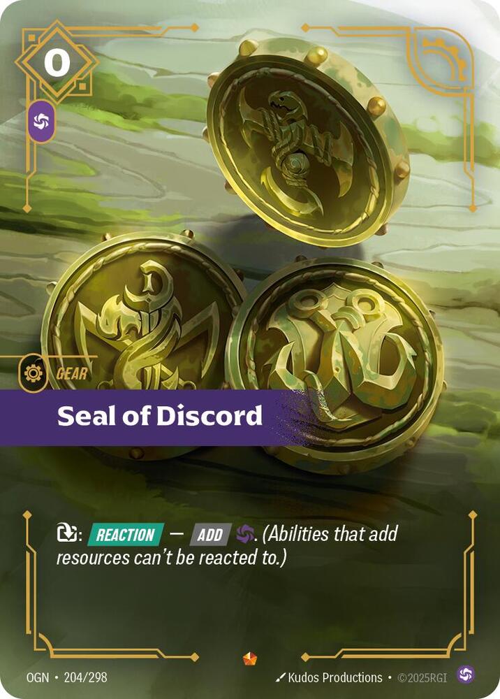 Seal of Discord - Origins (OGN) FOIL