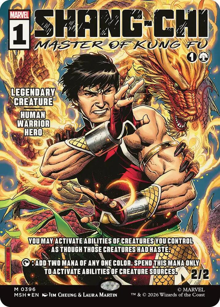 Shang-Chi, Master of Kung Fu (Borderless) (0396) - Marvel Super Heroes (MSH) FOIL