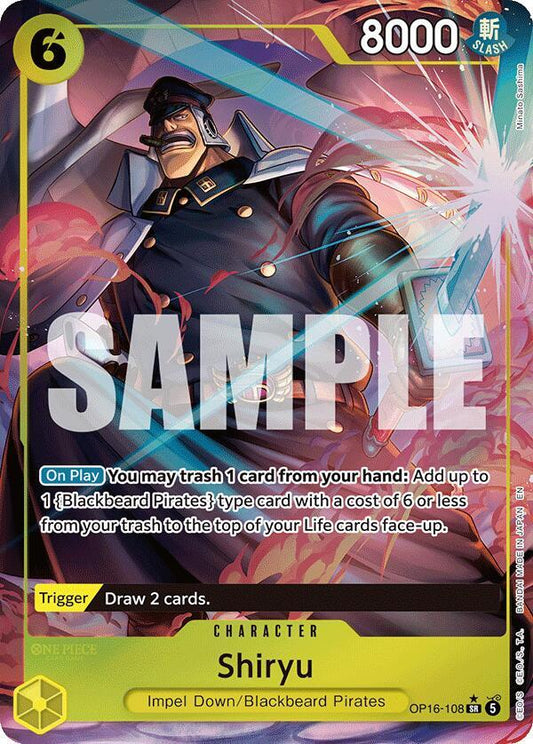 Shiryu (Full Art) - The Time of Battle (OP16