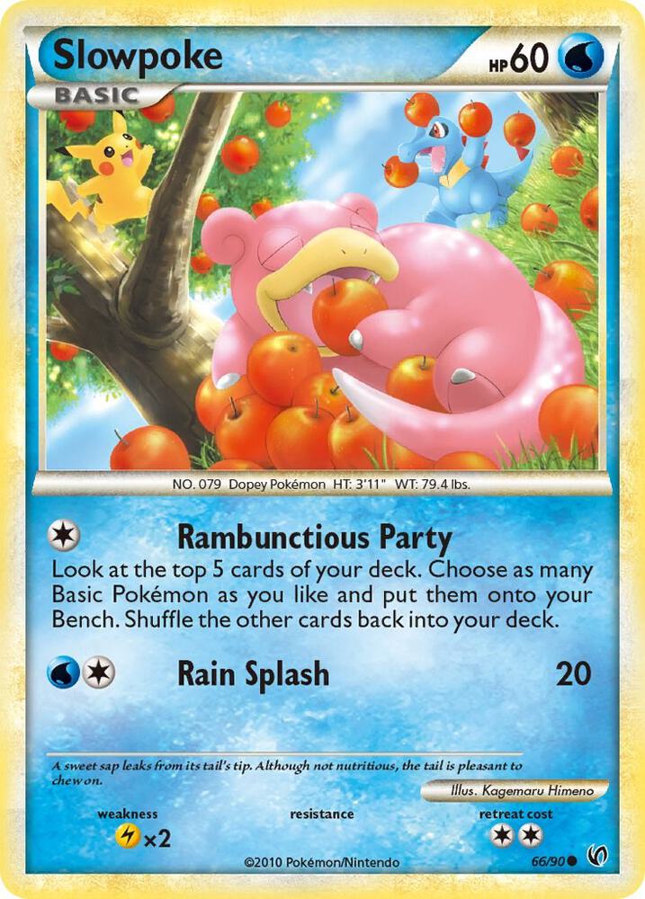 Slowpoke - Undaunted (UD) Reverse Holofoil
