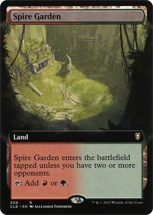 Spire Garden (Extended Art) - Commander Legends: Battle for Baldur's Gate (CLB)