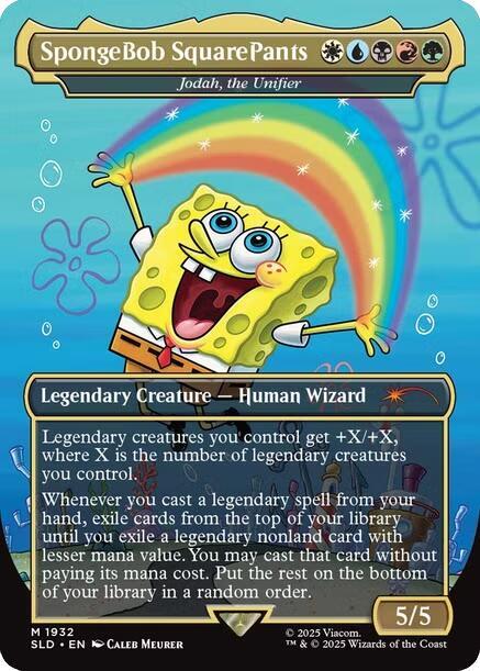 SpongeBob SquarePants - Jodah, the Unifier - Secret Lair Drop Series (SLD)