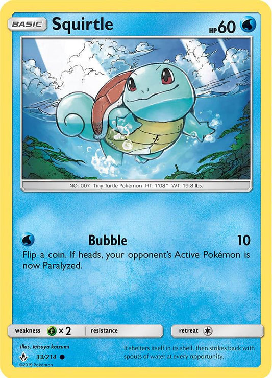 Squirtle - 33/214 (Premium Collection Promo) - Blister Exclusives (BLE)