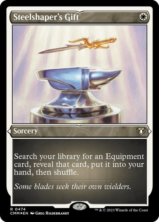 Steelshaper's Gift (Foil Etched) - Commander Masters (CMM)