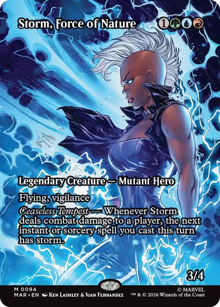 Storm, Force of Nature (Borderless) - Marvel Universe Eternal-Legal (MAR)