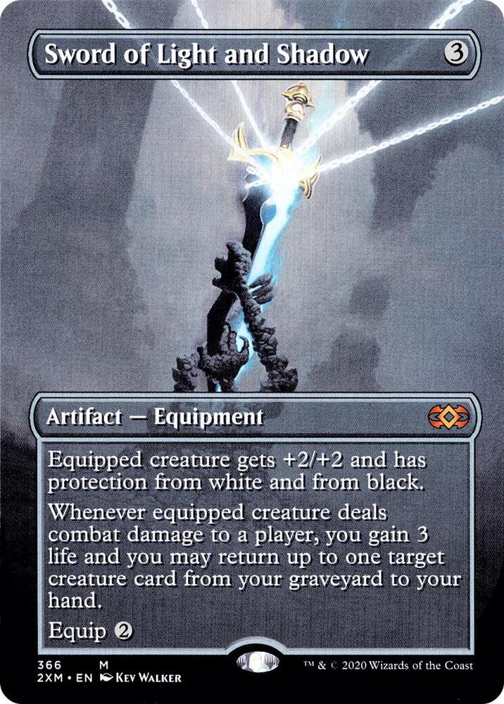 Sword of Light and Shadow (Borderless Foil) - Double Masters (2XM)
