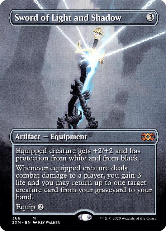 Sword of Light and Shadow (Borderless Foil) - Double Masters (2XM)
