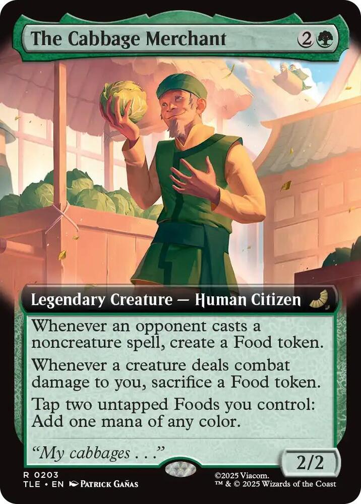 The Cabbage Merchant (Extended Art Foil) - Avatar: The Last Airbender: Eternal-Legal (TLE)