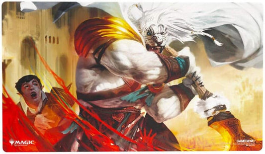 Secrets of Strixhaven Playmat - Ajani's Response - GameGenic Playmats