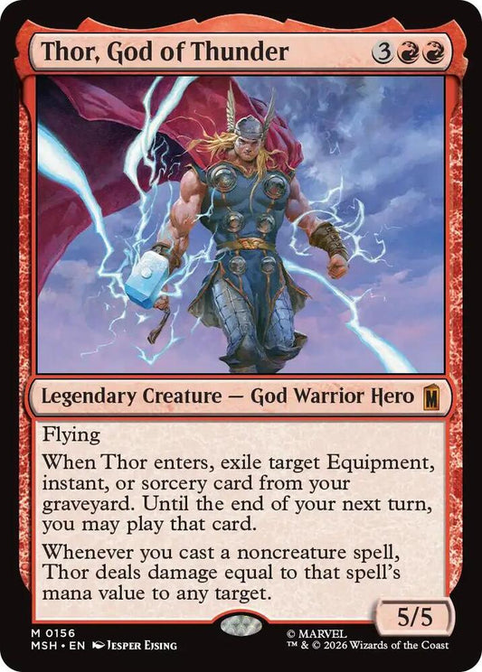 Thor, God of Thunder - Marvel Super Heroes (MSH) (Foil)