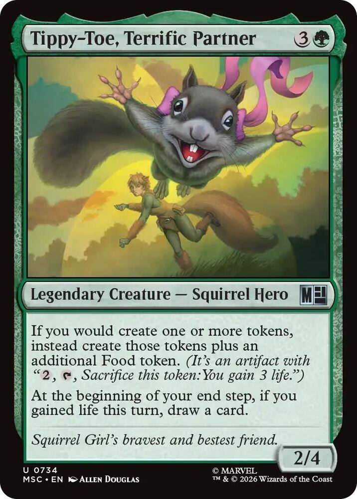 Tippy-Toe, Terrific Partner - Commander: Marvel Super Heroes (MSC)