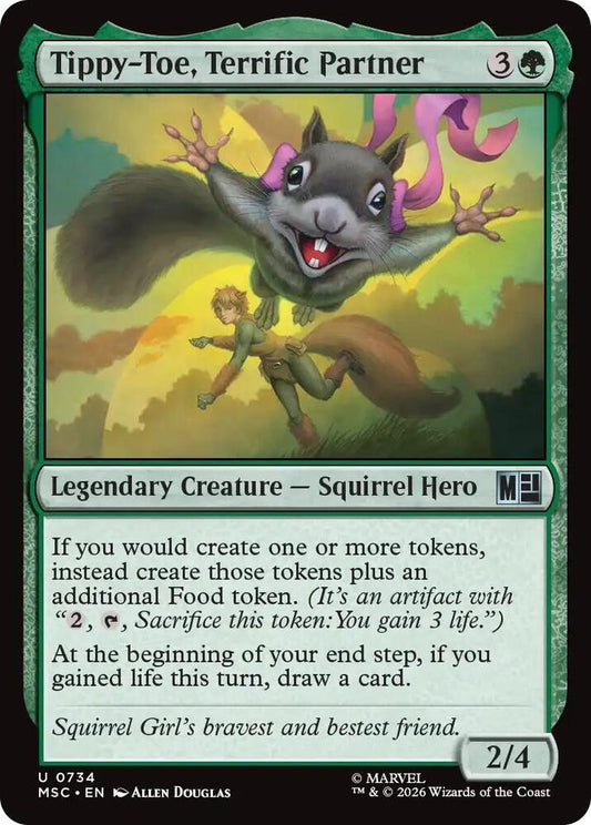 Tippy-Toe, Terrific Partner - Commander: Marvel Super Heroes (MSC)