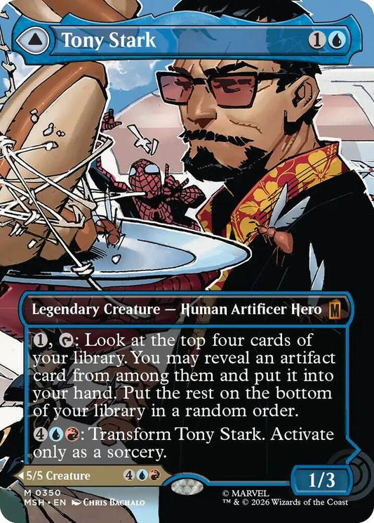 Tony Stark (Borderless) (0350) - Marvel Super Heroes (MSH)