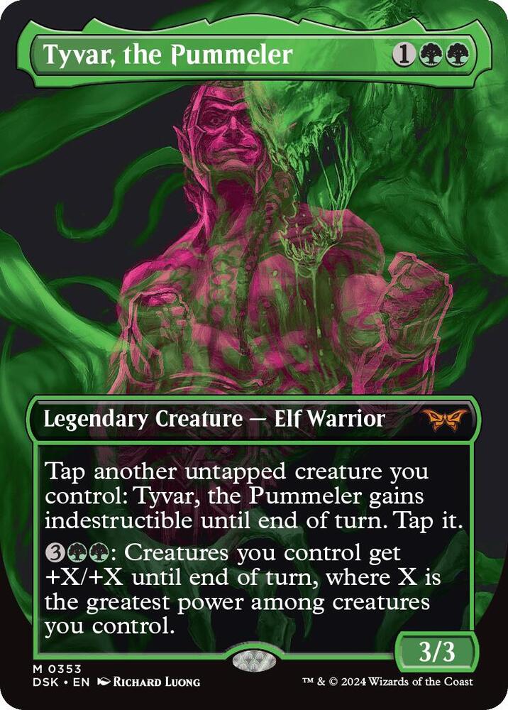 Tyvar, the Pummeler (Showcase) - Duskmourn: House of Horror (DSK) FOIL