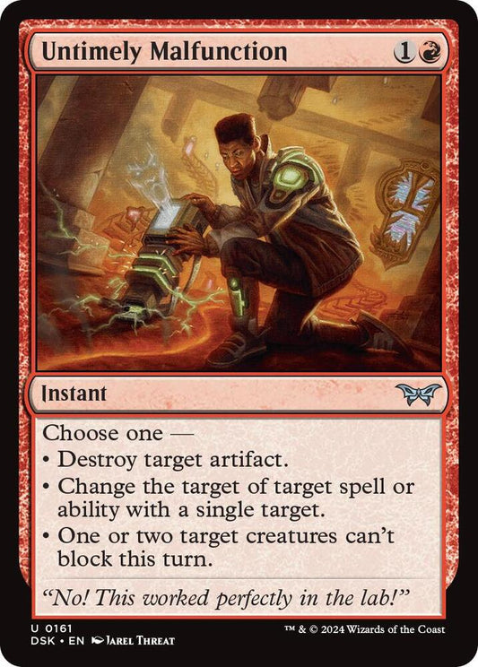 Untimely Malfunction - Duskmourn: House of Horror (DSK) FOIL