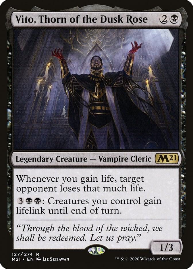 Vito, Thorn of the Dusk Rose - Core Set 2021 (M21) FOIL