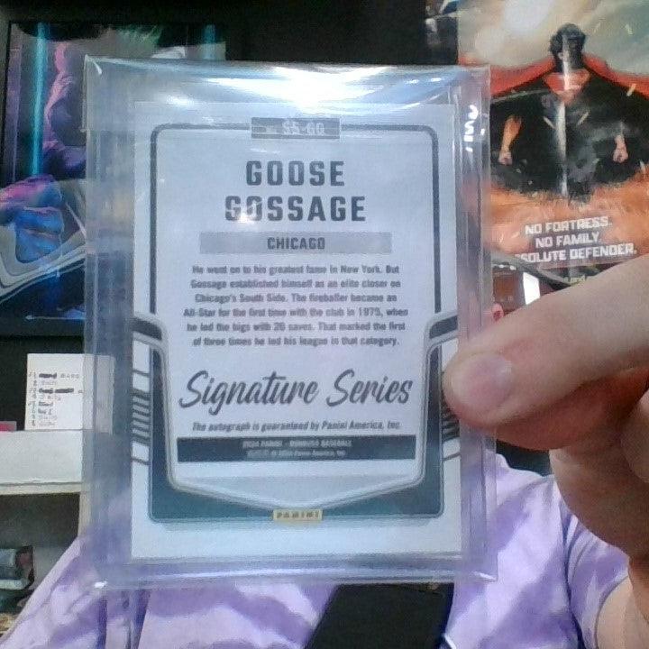 Goose Gossage Donruss Signature Series Green Laser Auto /15 - CardWizards