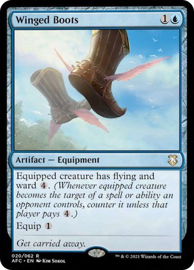 Winged Boots - Commander: Adventures in the Forgotten Realms (AFC)