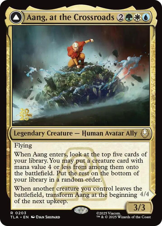 Aang, at the Crossroads Prerelease Foil 0203 TLA