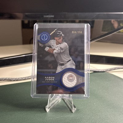 Aaron Judge Stamp of Approval Relic Card /150 2025 Blue