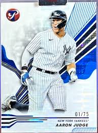 Aaron Judge 2025 Topps Pristine Blue Refractor  116 /75