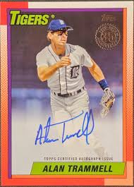 Alan Trammel Topps 2025 35th Anniversary Auto (T)
