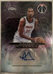 Alex Sarr #CH-AS 2025 Topps Chrome Update Chromographs AUTO