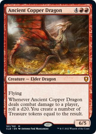 Ancient Copper Dragon - FOIL Commander Legends: Battle for Baldur's Gate (CLB)