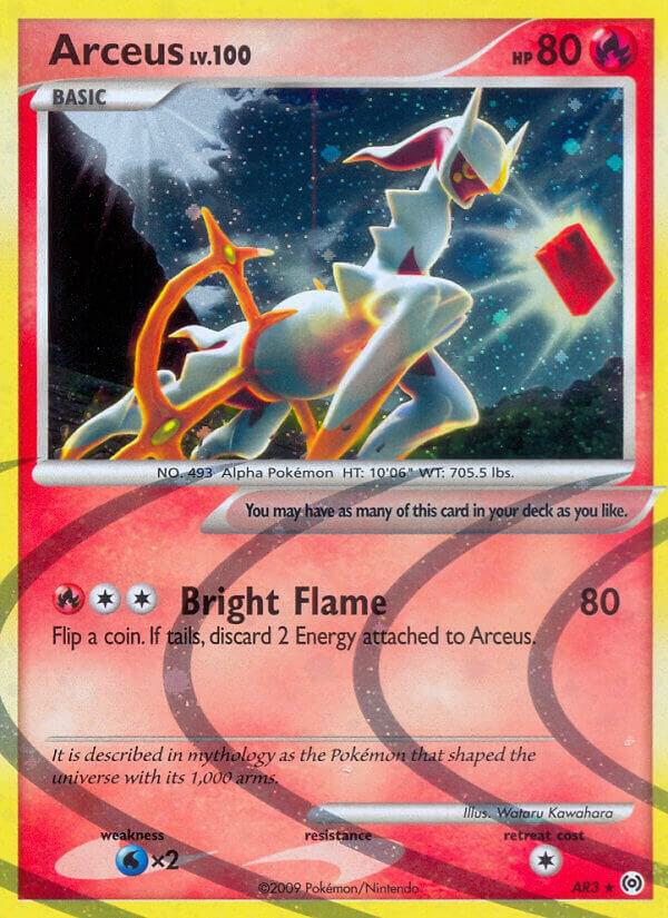 Arceus Lv. 100 AR3 LP Holo