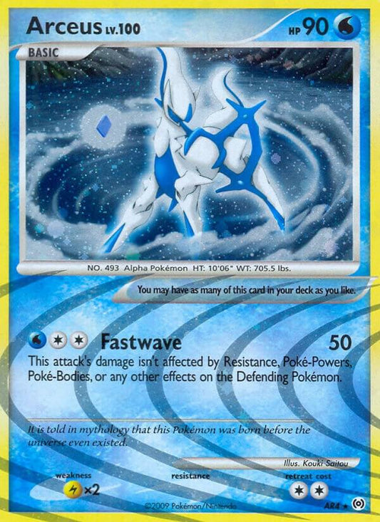 Arceus lv.100 AR4 Holo (LP)