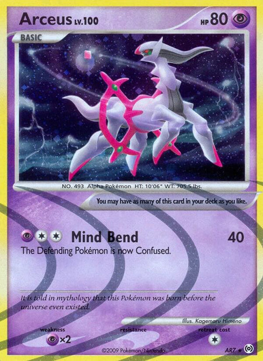 Arceus Lv.100 AR7 Holo LP