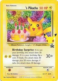 Birthday Pikachu Promo Celebrations #24