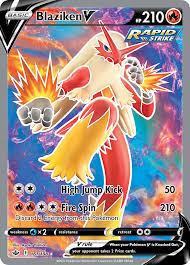 Blaziken V (Full Art) Chilling Reign 161/189