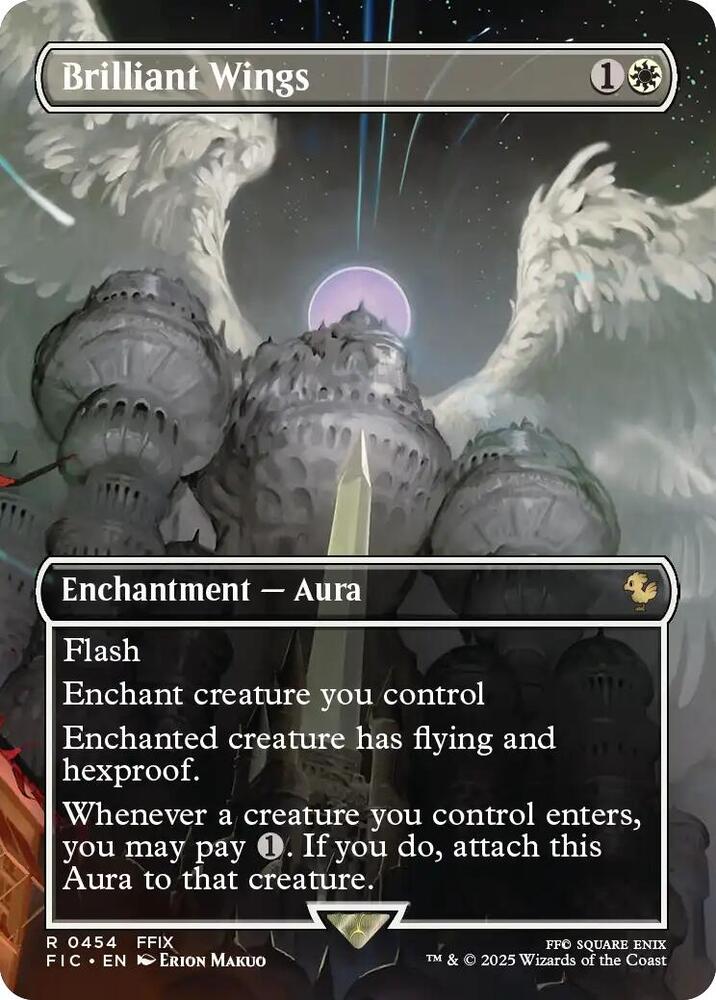 Brilliant Wings (Borderless Foil) - Commander: FINAL FANTASY (FIC)