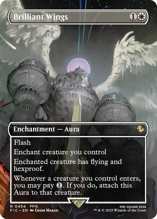 Brilliant Wings (Borderless Foil) - Commander: FINAL FANTASY (FIC)