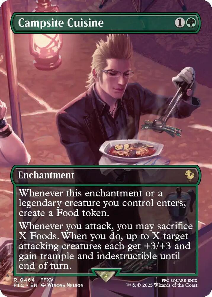 Campsite Cuisine (Borderless) - Commander: FINAL FANTASY (FIC) 0464