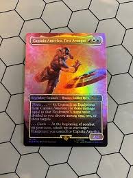 Captain America First Avenger 1726 Foil Borderless SLD