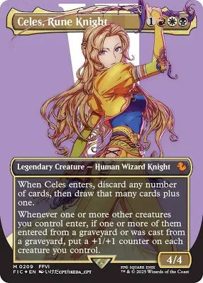 Celes, Rune Knight Foil Borderless  0201 FIC