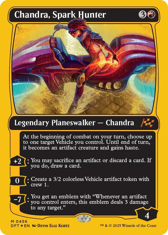 Chandra, Spark Hunter (First-Place Foil) - Aetherdrift (DFT)