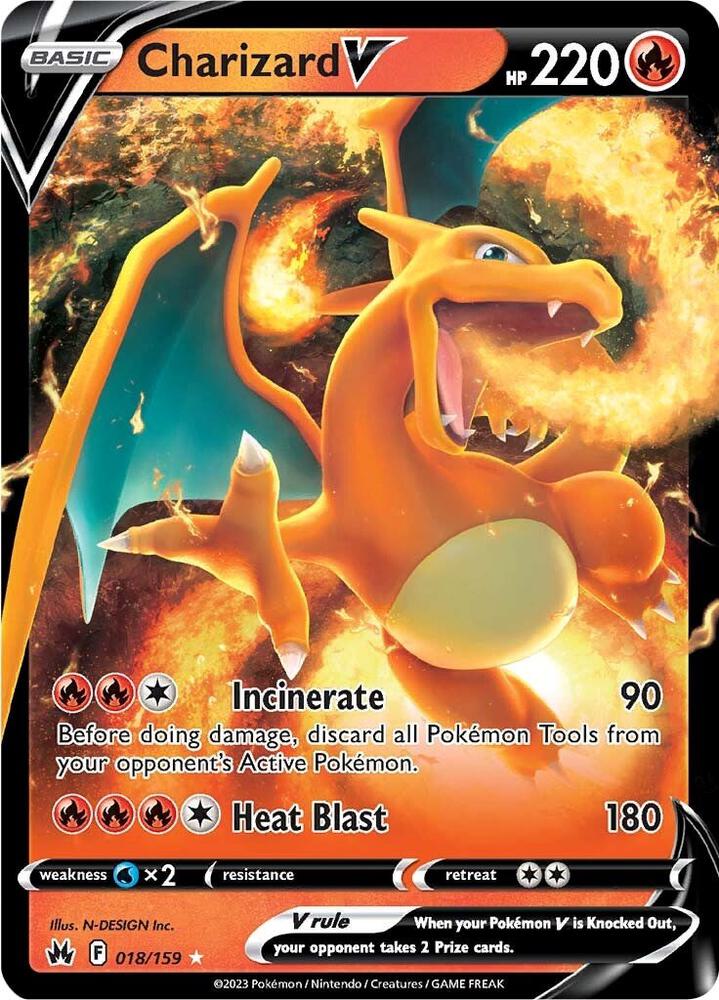 Charizard V - SWSH: Crown Zenith (CRZ) 018/159