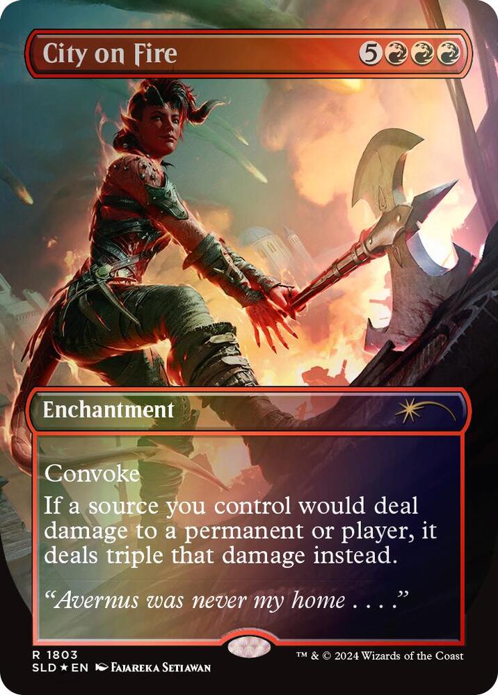 City on Fire 1803 SLD Foil