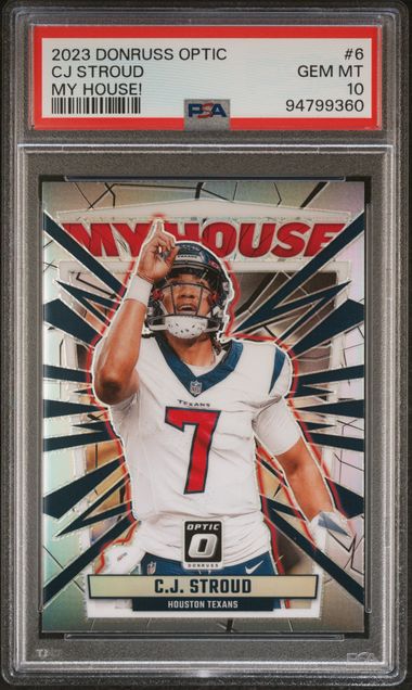 CJ Stroud 2023 Optic My House PSA 10 #6