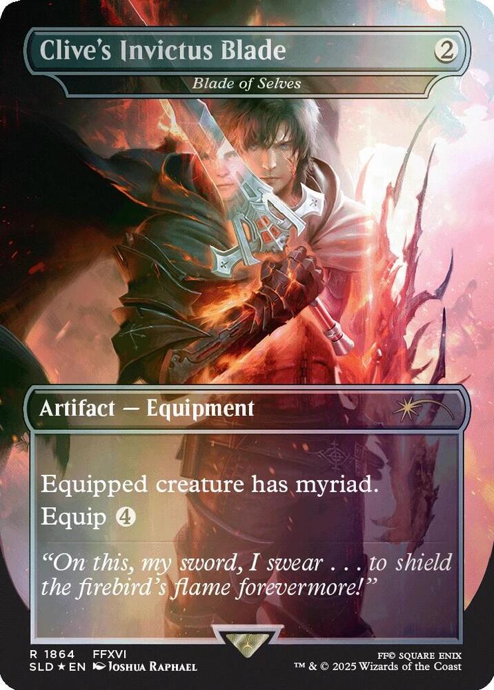 Clive's Invictus Blade - Blade of Selves (Rainbow Foil) - Secret Lair Drop Series (SLD) 1864