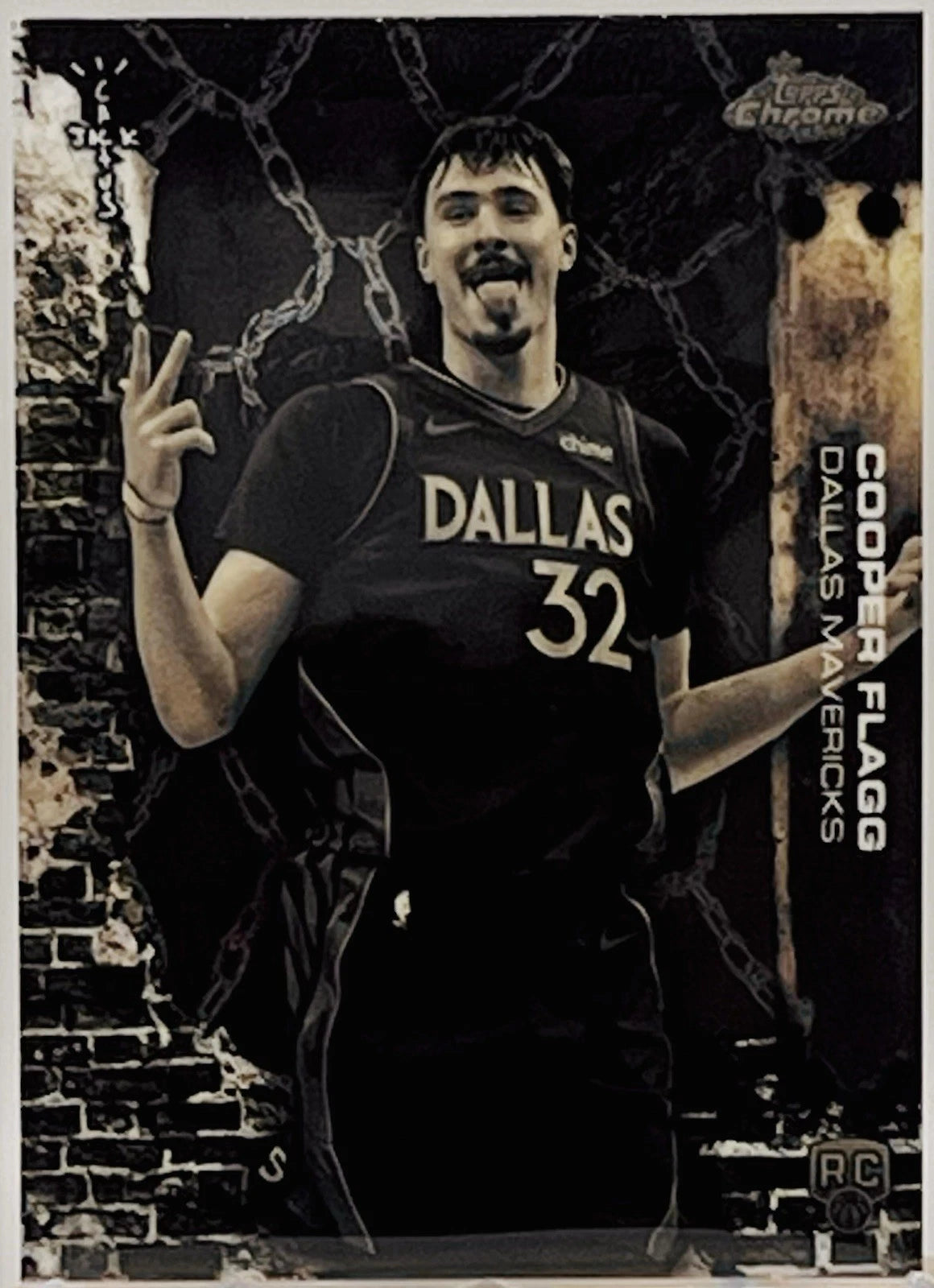 2025-26 Topps Chrome Cactus Jack NBA #61 Cooper Flagg Rookie Mavericks