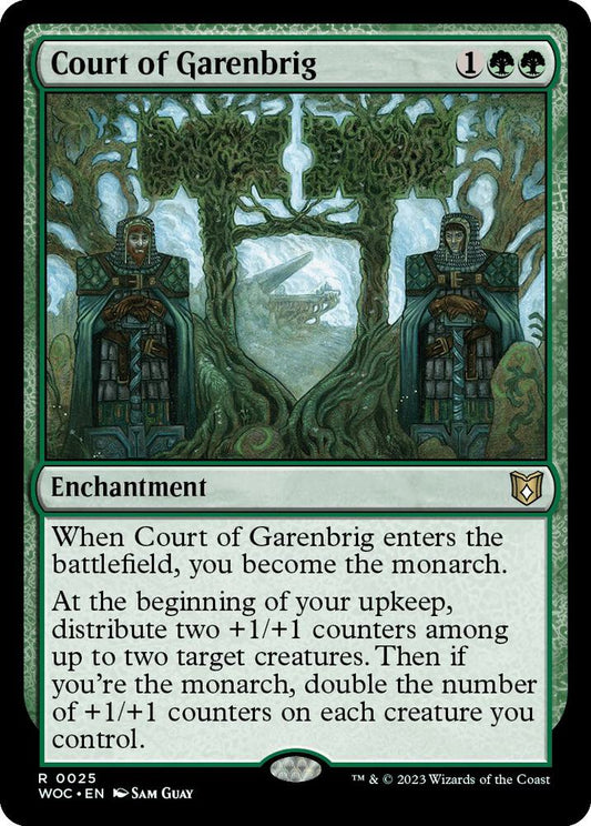 Court of Garenbrig - Commander: Wilds of Eldraine (WOC) Foil